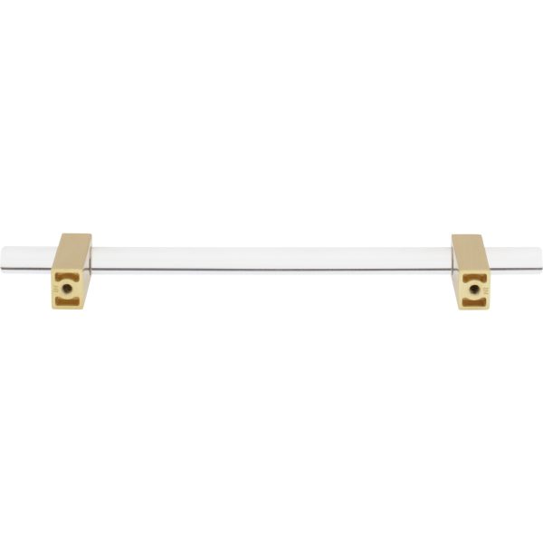 160 mm Center-to-Center Brushed Gold Spencer Cabinet Bar Pull - Image 5