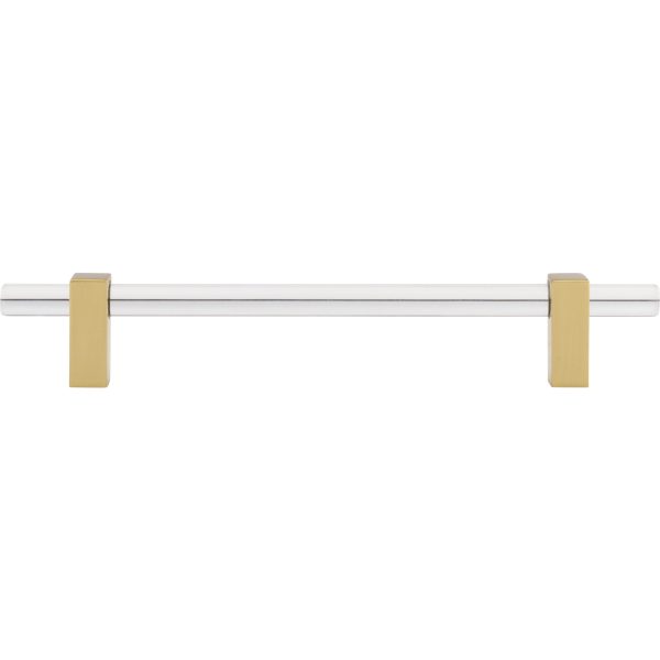 160 mm Center-to-Center Brushed Gold Spencer Cabinet Bar Pull - Image 6