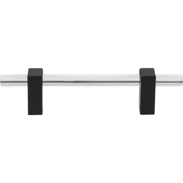 96 mm Center-to-Center Matte Black Spencer Cabinet Bar Pull - Image 3