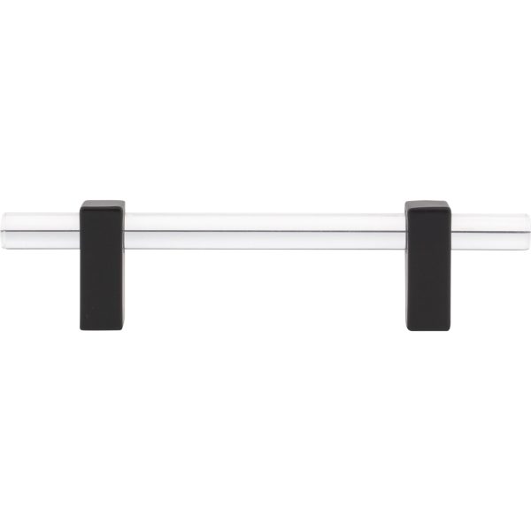 96 mm Center-to-Center Matte Black Spencer Cabinet Bar Pull - Image 6