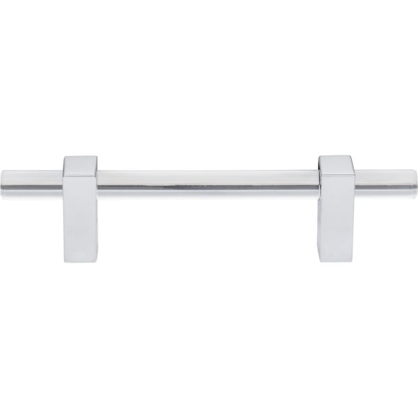 96 mm Center-to-Center Polished Chrome Spencer Cabinet Bar Pull - Image 3