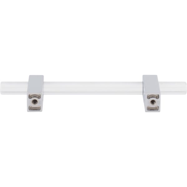 96 mm Center-to-Center Polished Chrome Spencer Cabinet Bar Pull - Image 5