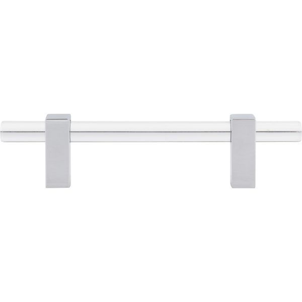 96 mm Center-to-Center Polished Chrome Spencer Cabinet Bar Pull - Image 6