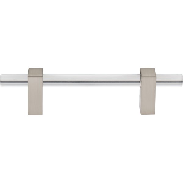 96 mm Center-to-Center Satin Nickel Spencer Cabinet Bar Pull - Image 3