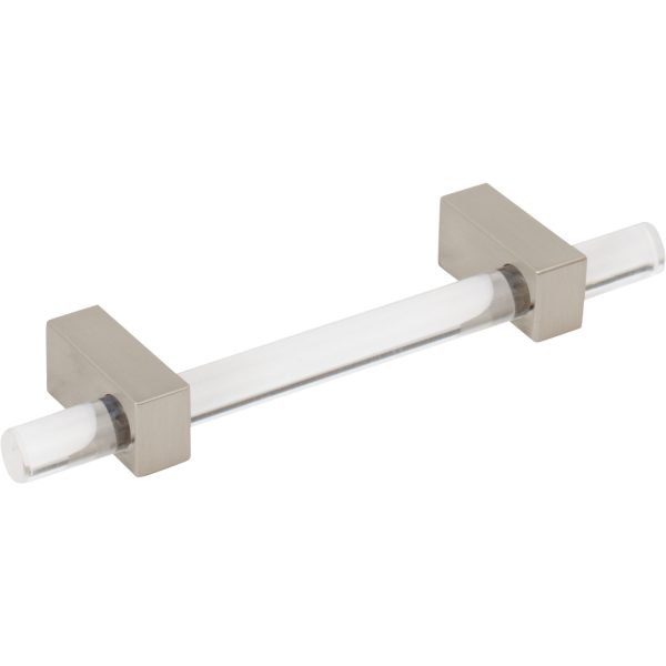 96 mm Center-to-Center Satin Nickel Spencer Cabinet Bar Pull - Image 4