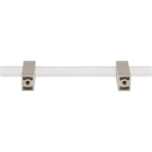 96 mm Center-to-Center Satin Nickel Spencer Cabinet Bar Pull - Image 5