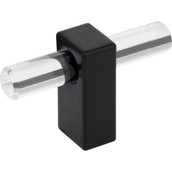 2-3/8" Overall Length Matte Black Spencer "T" Knob