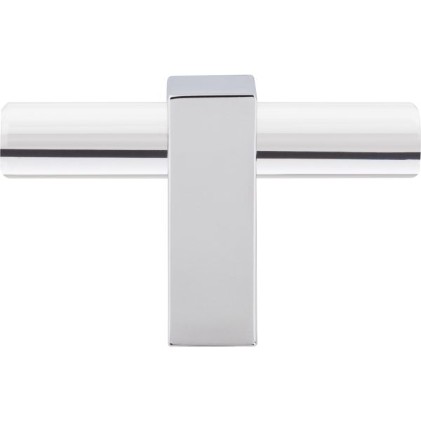 2-3/8" Overall Length Polished Chrome Spencer "T" Knob - Image 6
