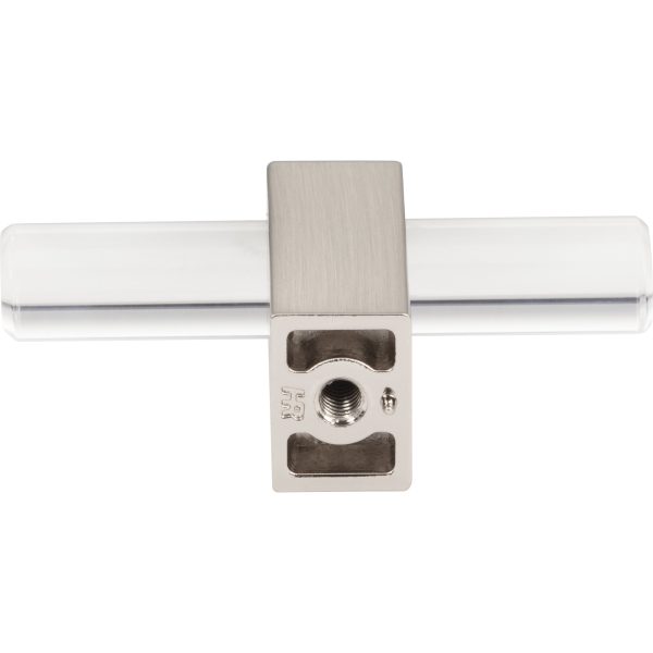2-3/8" Overall Length Satin Nickel Spencer "T" Knob - Image 5