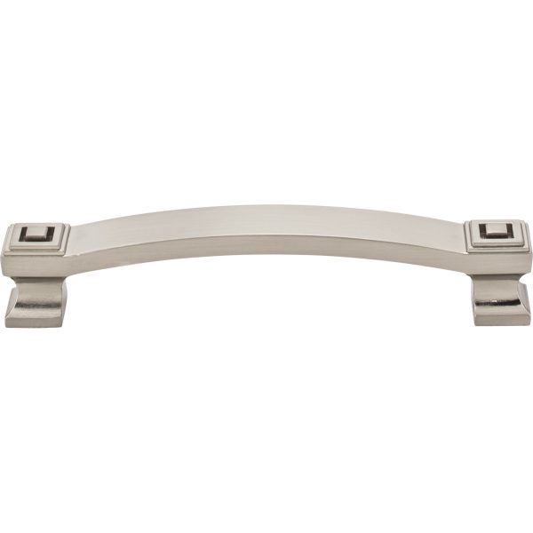 128 mm Center-to-Center Satin Nickel Square Delmar Cabinet Pull - Image 3