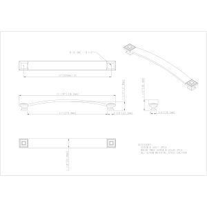 Delmar Appliance Pull in Satin Nickel