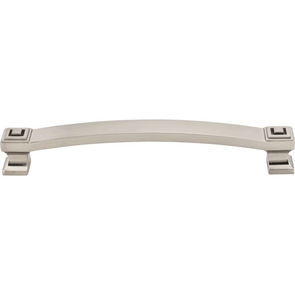 160 mm Center-to-Center Satin Nickel Square Delmar Cabinet Pull - Image 3