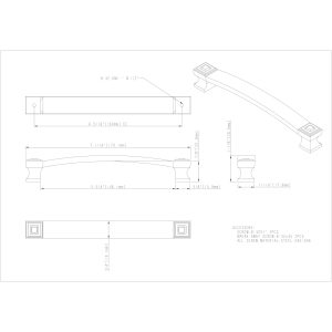 Delmar Cabinet Pull in Satin Nickel