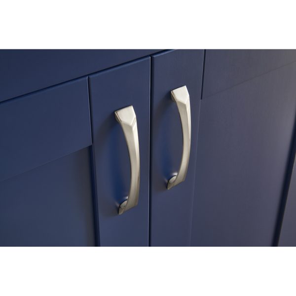 96 mm Center-to-Center Satin Nickel Pyramid Cairo Cabinet Pull - Image 5