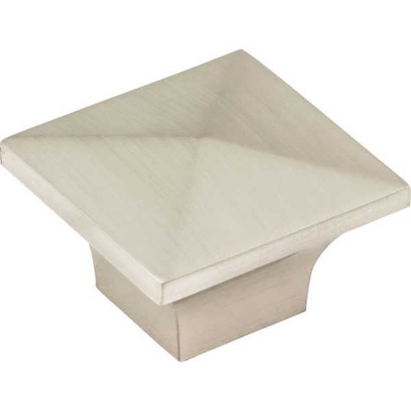 1-1/4" Overall Length Satin Nickel Pyramid Cairo Cabinet Knob