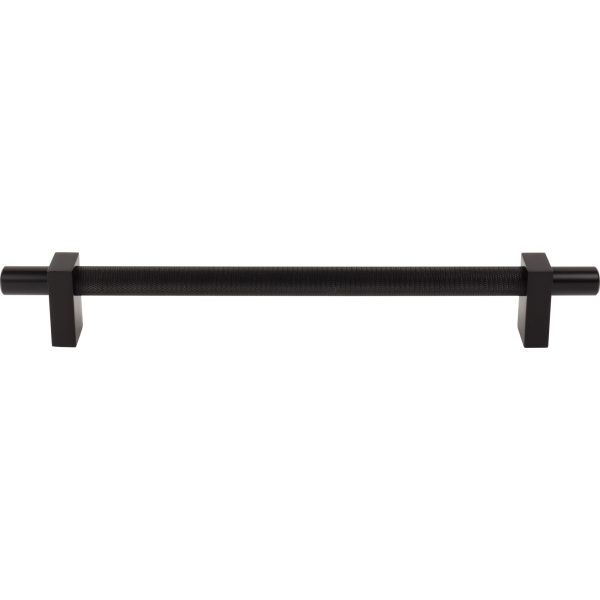 12" Center-to-Center Brushed Gold Larkin 3 Knurled Center Appliance Handle - Image 3