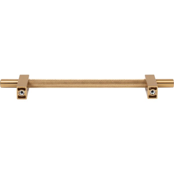 160 mm Center-to-Center Satin Bronze Larkin 3 Knurled Center Cabinet Bar Pull - Image 5
