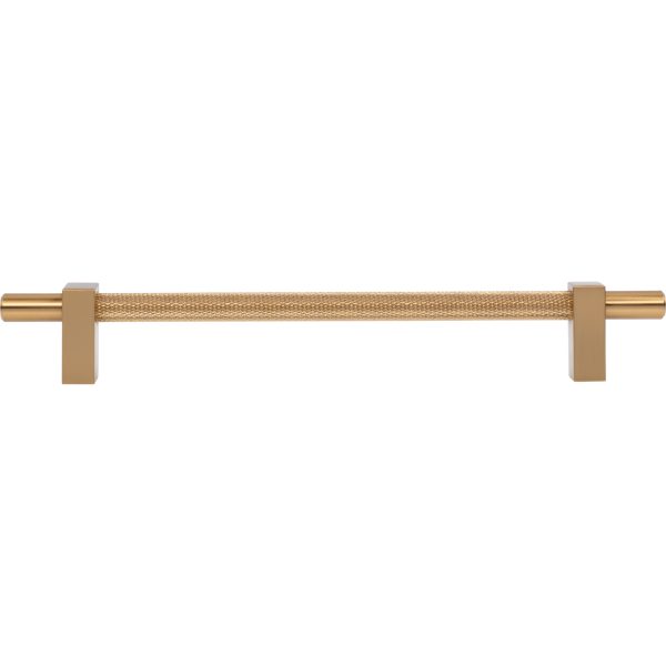 192 mm Center-to-Center Satin Bronze Larkin 3 Knurled Center Cabinet Bar Pull - Image 6