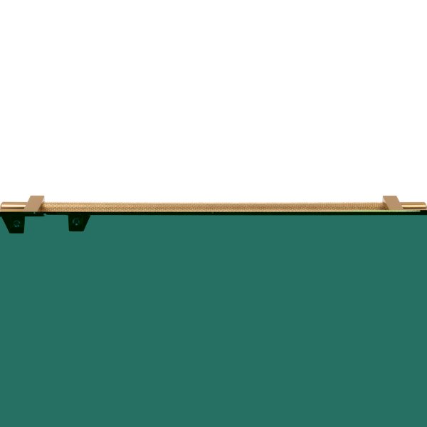 305 mm Center-to-Center Satin Bronze Larkin 3 Knurled Center Cabinet Bar Pull - Image 5
