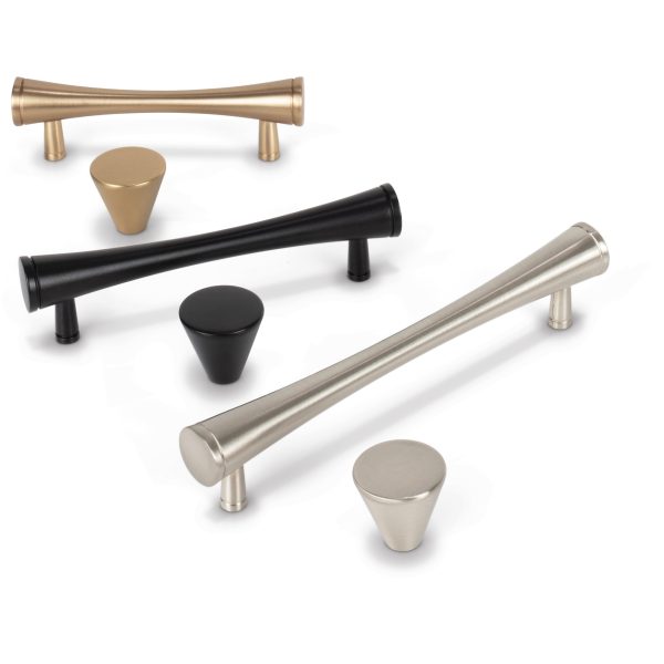128 mm Center-to-Center Matte Black Sedona Cabinet Pull - Image 4