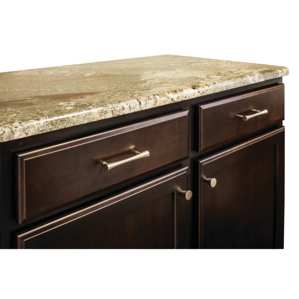128 mm Center-to-Center Satin Nickel Sedona Cabinet Pull - Image 4