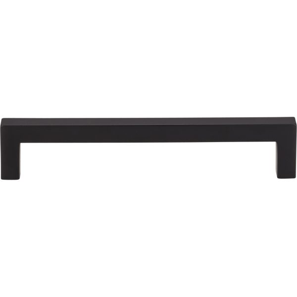 128 mm Center-to-Center Matte Black Square Stanton Cabinet Bar Pull - Image 3