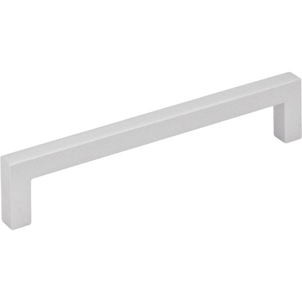 128 mm Center-to-Center Matte Silver Square Stanton Cabinet Bar Pull