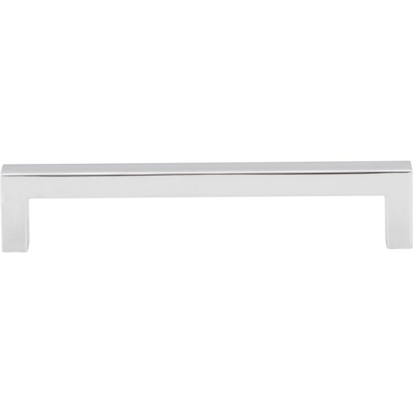128 mm Center-to-Center Polished Chrome Square Stanton Cabinet Bar Pull - Image 3