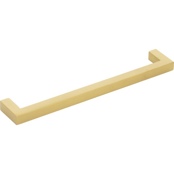 160 mm Center-to-Center Brushed Gold Square Stanton Cabinet Bar Pull - Image 4