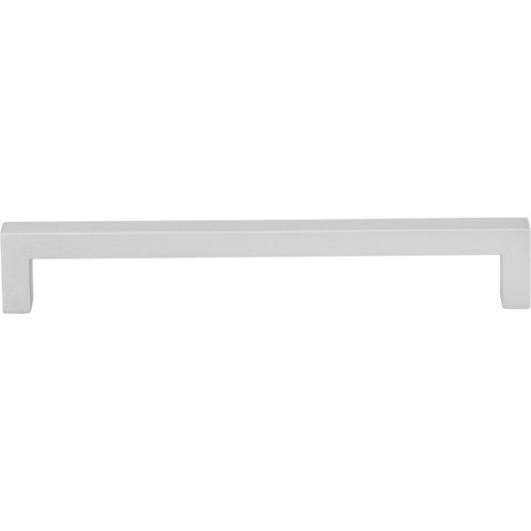 160 mm Center-to-Center Matte Silver Square Stanton Cabinet Bar Pull - Image 3