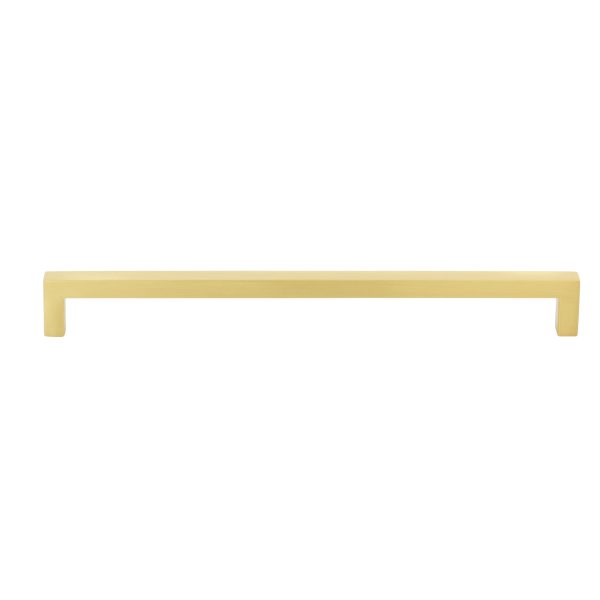 224 mm Center-to-Center Brushed Gold Square Stanton Cabinet Bar Pull - Image 3