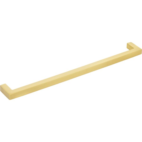 224 mm Center-to-Center Brushed Gold Square Stanton Cabinet Bar Pull - Image 4