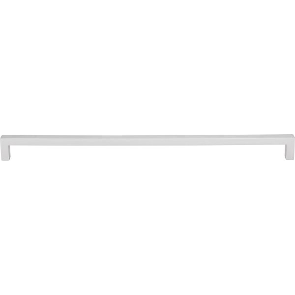 320 mm Center-to-Center Matte Silver Square Stanton Cabinet Bar Pull - Image 3