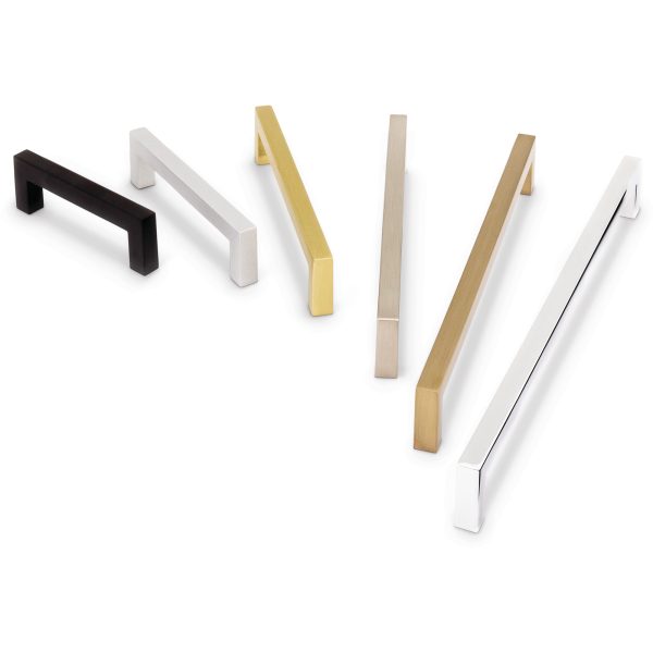320 mm Center-to-Center Matte Silver Square Stanton Cabinet Bar Pull - Image 5