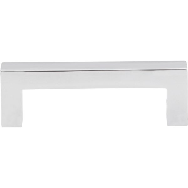 3" Center-to-Center Polished Chrome Square Stanton Cabinet Bar Pull - Image 3