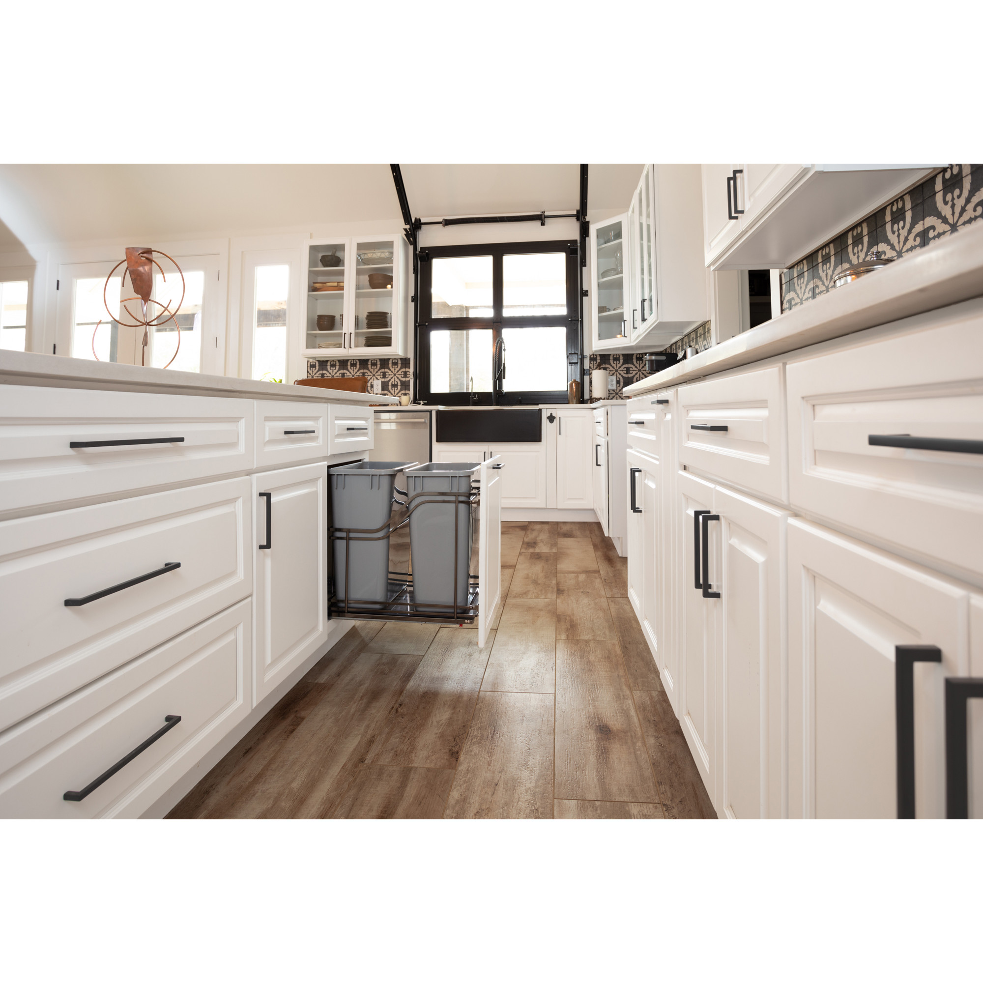 448 mm Center-to-Center Matte Black Square Stanton Cabinet Bar Pull - Image 6