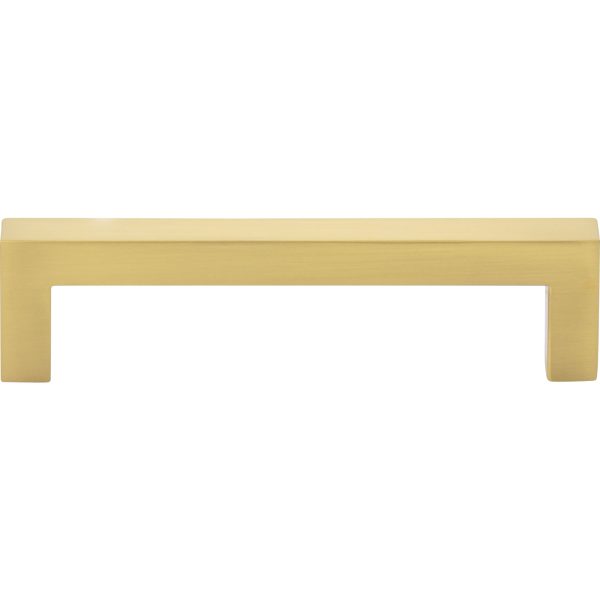 96 mm Center-to-Center Brushed Gold Square Stanton Cabinet Bar Pull - Image 3