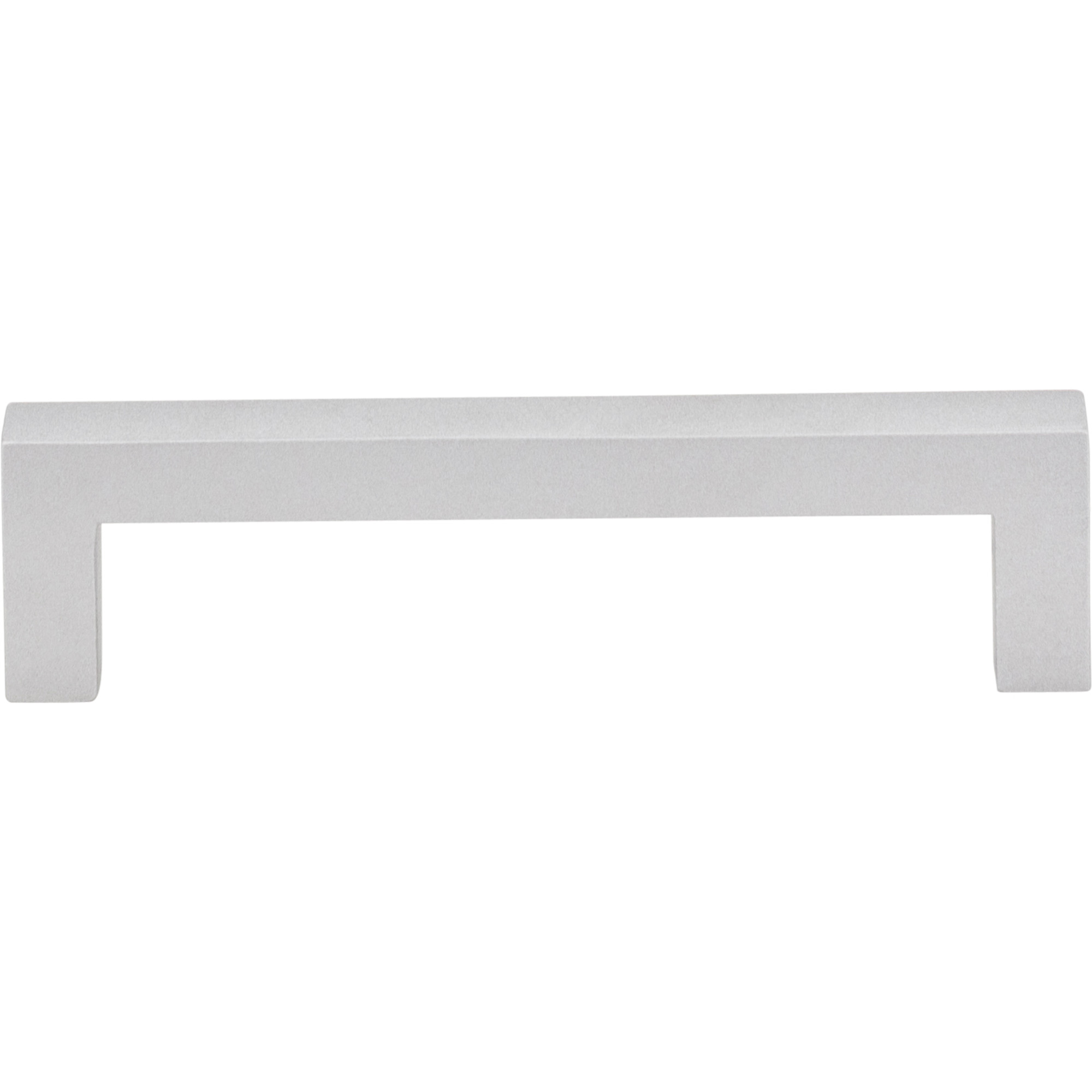 96 mm Center-to-Center Matte Silver Square Stanton Cabinet Bar Pull - Image 3
