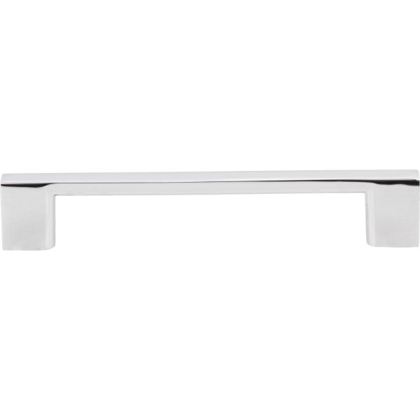 128 mm Center-to-Center Polished Chrome Square Sutton Cabinet Bar Pull - Image 3