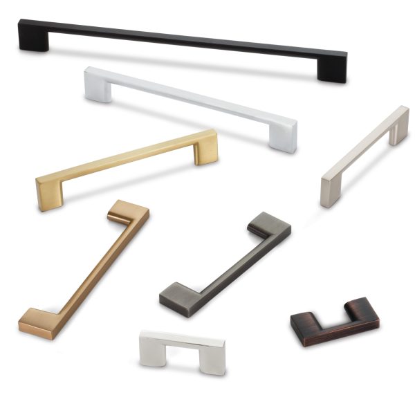 128 mm Center-to-Center Polished Chrome Square Sutton Cabinet Bar Pull - Image 5