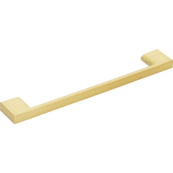 160 mm Center-to-Center Brushed Gold Square Sutton Cabinet Bar Pull - Image 4