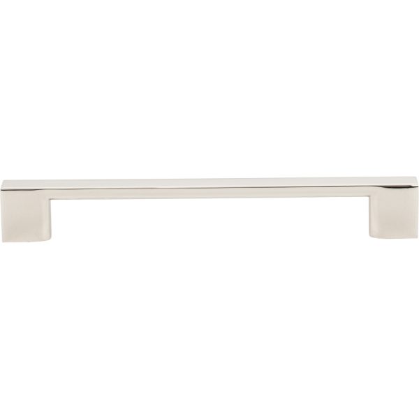 160 mm Center-to-Center Polished Nickel Square Sutton Cabinet Bar Pull - Image 3