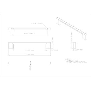 Sutton Cabinet Pull in Satin Nickel