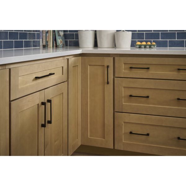 32 mm Center-to-Center Matte Black Square Sutton Cabinet Bar Pull - Image 5