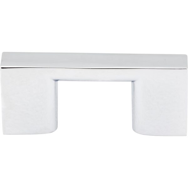 32 mm Center-to-Center Polished Chrome Square Sutton Cabinet Bar Pull - Image 3