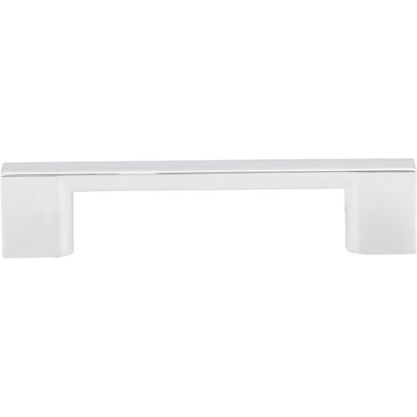96 mm Center-to-Center Polished Chrome Square Sutton Cabinet Bar Pull - Image 3