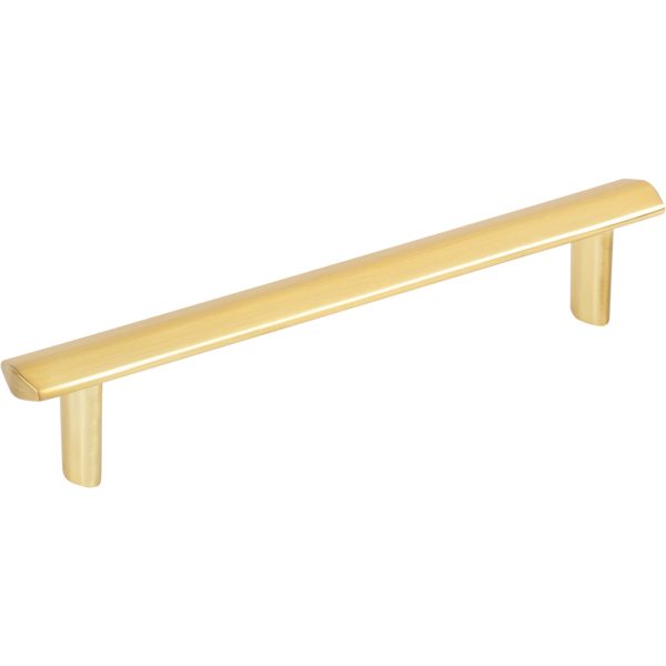 128 mm Center-to-Center Brushed Gold Center-to-Center William Cabinet Pull