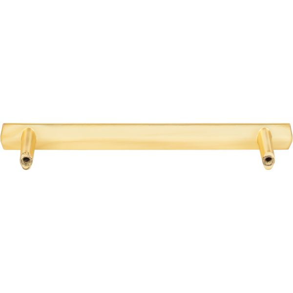 128 mm Center-to-Center Brushed Gold Center-to-Center William Cabinet Pull - Image 5