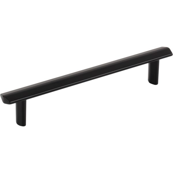 128 mm Center-to-Center Matte Black Center-to-Center William Cabinet Pull
