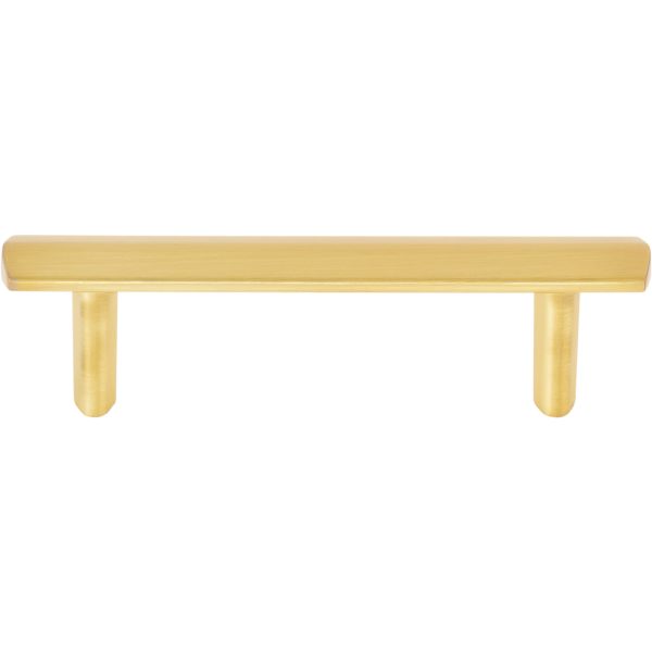 3" Center-to-Center Brushed Gold William Cabinet Pull - Image 3